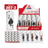 Playing Card Design Turbo Windproof Pocket Lighters – 25-Piece Display