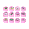 Pink Printed Acrylic Grinder – Assorted Cartoon Designs, 42mm, 24 Pieces per Box SS-3102. A